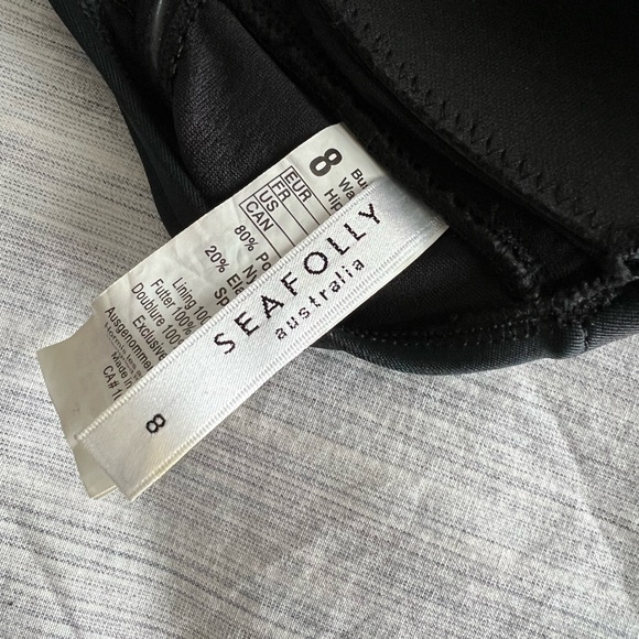 Black Seafolly Australia twist bikini top - Picture 5 of 5